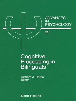 cover image of Cognitive Processing in Bilinguals